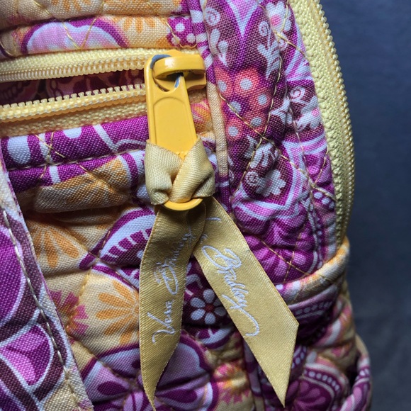 VERA BRADLEY BALI GOLD SMALL BACKPACK, PREOWNED CONDITION - Picture 16 of 16